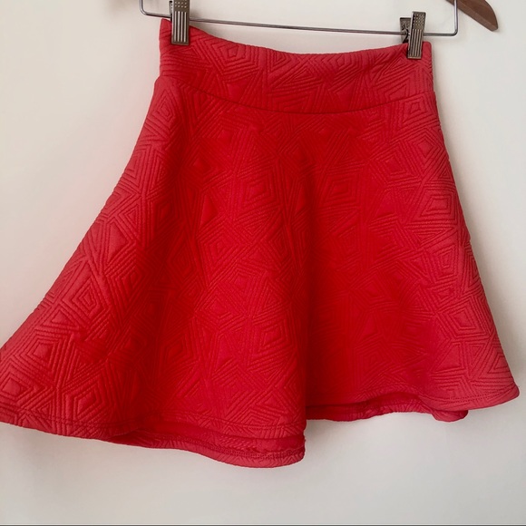Charlotte Russe Watermelon Pink Skirt Size Small - Picture 2 of 6